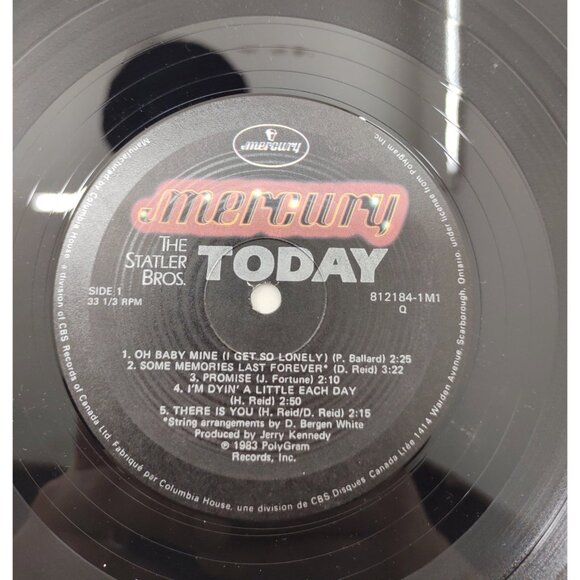 The Statler Brothers Today (1983) Vinyl LP Country Gospel Record - Picture 6 of 8